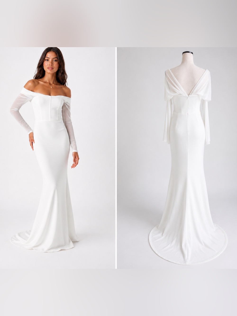 Lulus White Bridal Mermaid Forever Remarkable White Bustier Dress Sz Small